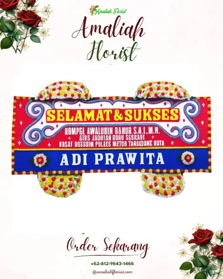 Papan Bunga Ucapan Selamat Entikong